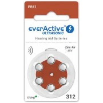 everActive Ultrasonic 312 PR41 1.45V Zinc Air Hear