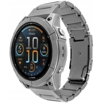 Fixed Tytanowy pasek Titanium Pasek do Garmin Quic