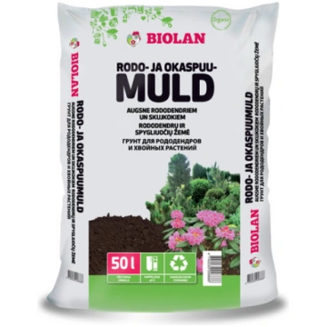 Rododendru un skujkoku augsne Biolan, 50 l