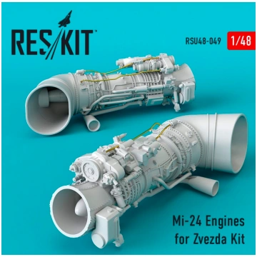 Mi-24 Engines for Zvezda Kit RES/KIT