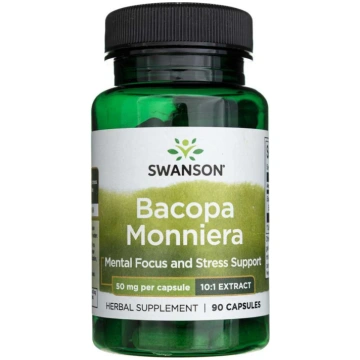 Swanson SWANSON Bakopa Monnieri 50 mg - 90 kapsula