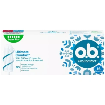 O.B. Ultimate Comfort Super Plus tamponi, 16 gab