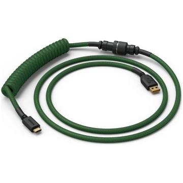 Glorious Coiled Cable Forest Green USB-C auf USB-A