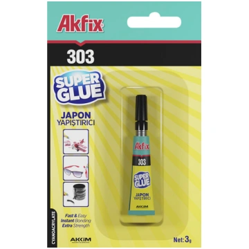 Akfix 303 Super Glue, superlīme 3g AK303003