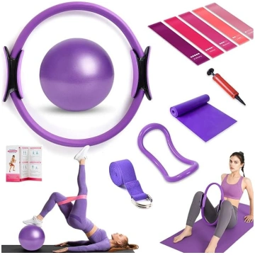 Pilates gredzenu aprīkojuma komplekts, Pilates kom