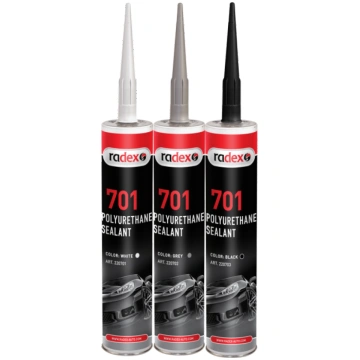 RADEX 701 White poliuretāna hermētiķis 310ml (balt
