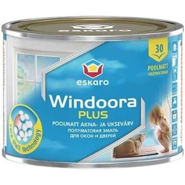 Ūdens bāzes krāsa logiem un durvīm Windoora Plus E