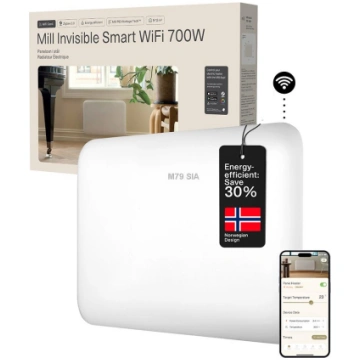 Mill Invisible Smart WiFi Heater PA700WIFI4 Panel 