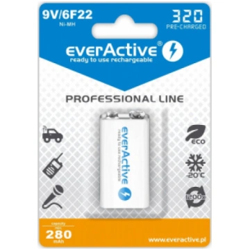 everActive™ AK9.eA.PL1; 6F22/9V akumulatori 8.4V e