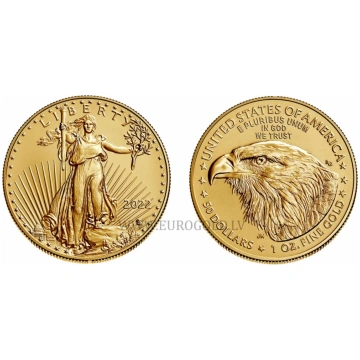 United States 1 Oz gold American Eagle 2022 - New 