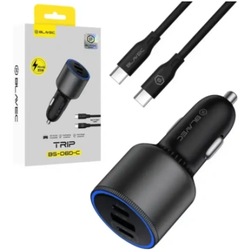 Blavec automašīnas lādētājs BS-06D-C Trip - USB + 
