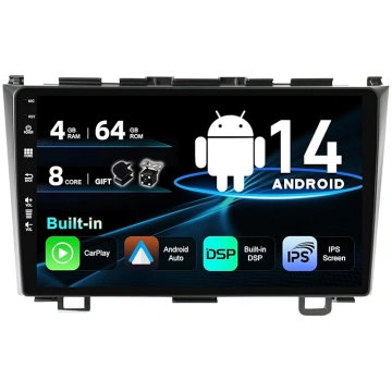 SXAUTO Android 12 IPS auto radio Honda CRV (2006-2