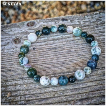 Bracelet Rhéa Agate arbre