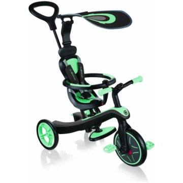 GLOBBER trīsritenis Trike Explorer 4in1 - Green