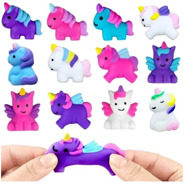 Silikona rotaļlietas Mini squishy, 6 gab