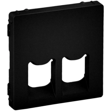2 x RJ45 apdare Valena Life Legrand 756422 (melna)