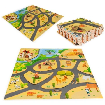 Rotaļu paklājs EcoToys Puzzle Mat 57562, 93.5 cm x