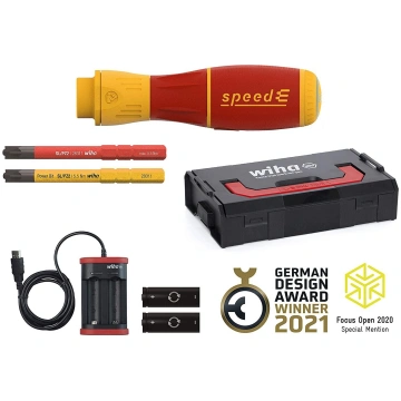 Wiha 591 E-Screwdriver Set speedE II - 44318