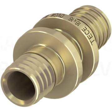 TECEflex 16 x 16 cauruļu savienojums misiņš 766016