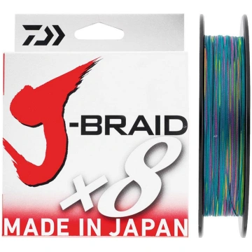 Daiwa J-Braid X8 300m multicolor 11868