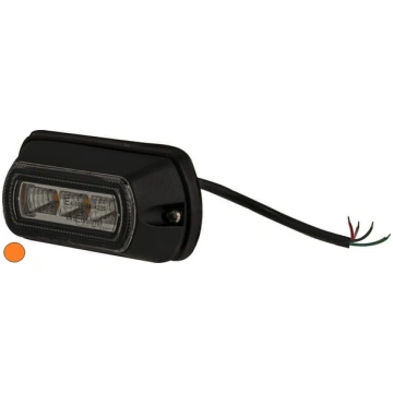 Kramp Brīdinājuma gaismas diode, dzintara krāsa, 3