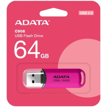 ADATA USB Flash Drive C906 64 GB USB Type-A Pink A