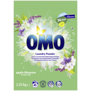 Veļas pulveris OMO APPLE BLOSSOM, 2.25 kg