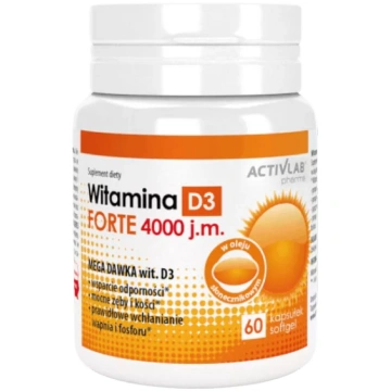 ACTIVLAB Vitāmin D3 4000IU kapsulas, 60 gab