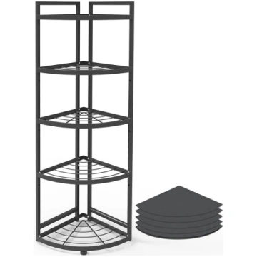 HUIJIN [RA11 H100/W30 CM] 5 līmeņu 90° stūra virtu