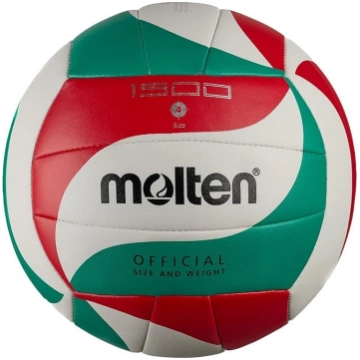 Molten Unisex V4M1500 bumbiņas — baltas/sarkanas/z