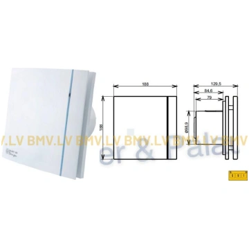 Ventilators S&P Silent 100 CHZ Design 5210602000
