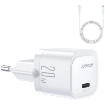 Joyroom Mini USB C Charger 20W PD with USB C Cable