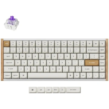 Keychron K2 HE 75% TKL ANSI bezvadu mehāniskā tast