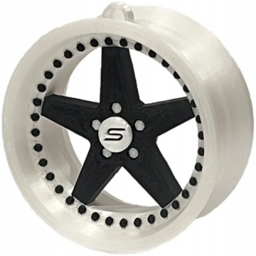 Springos Zawieszka Slide Felga 09 White-Black 70mm
