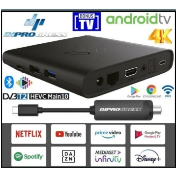 Decoder Digitale Terrestre HD DVB-T2 HEVC H265 10B