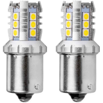 LED spuldzes CANBUS 3030 16SMD 1156 BA15S P21W R10