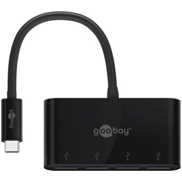 Goobay | 4-Port USB-C Multiport Adapter | 61073 | 