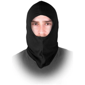 Balaklava Frosting Fleece, melna