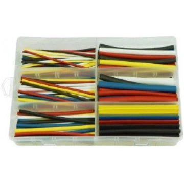 Set of thermo-shrink tubing 180 pieces 1.5-9mm Ass