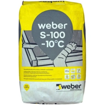 Betons sausais WEBER S100 W Talvine ziemas 25kg 47