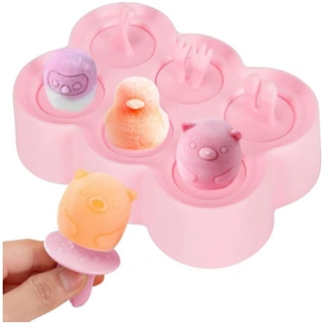 Mini popsicle veidnes, pašdarinātas silikona popsi