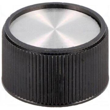 Knob | without pointer | thermoplastic | Øshaft: 6