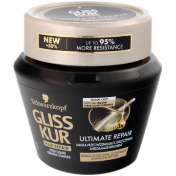 Matu maska Schwarzkopf Gliss Kur Ultimate Repair, 