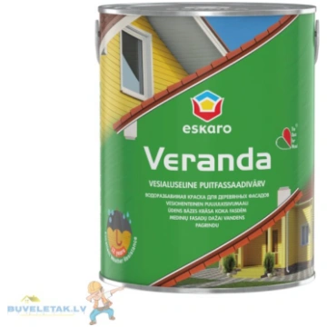 Krāsa Escaro Veranda Eskaro brūna 2.85l 20042