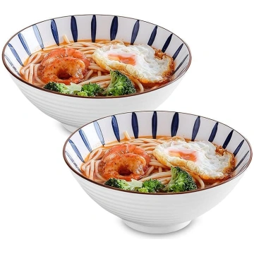2 gab. liels keramikas Ramen zupas trauku komplekt