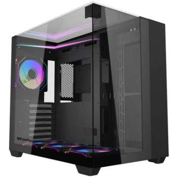 Darkflash TH285 computer case (black) + 4 fans TH2