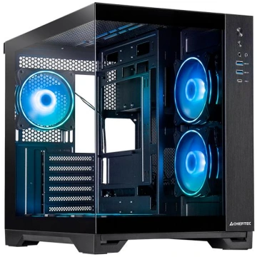Chieftec Visio GM-30B-TG-OP Midi Tower PC Case Bla
