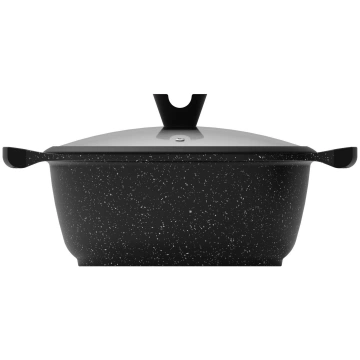 Domoletti CASSEROLE DOMOLETTI BL MARBLE D28CM 6.1L