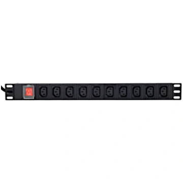 Pagarinātājs Gembird PDU 16A 3500W 10 pcs C13 sock