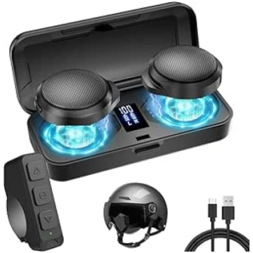 OBEST Motociklu Bluetooth austiņas ar uzlādes korp